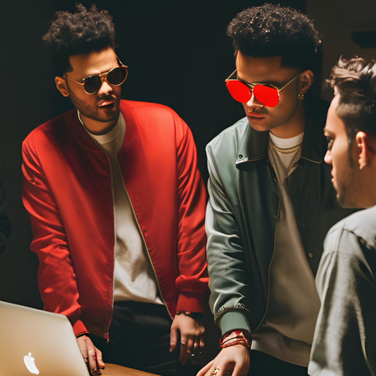 After Hours Media Hub, A group of men discussing, stylish men, case studies